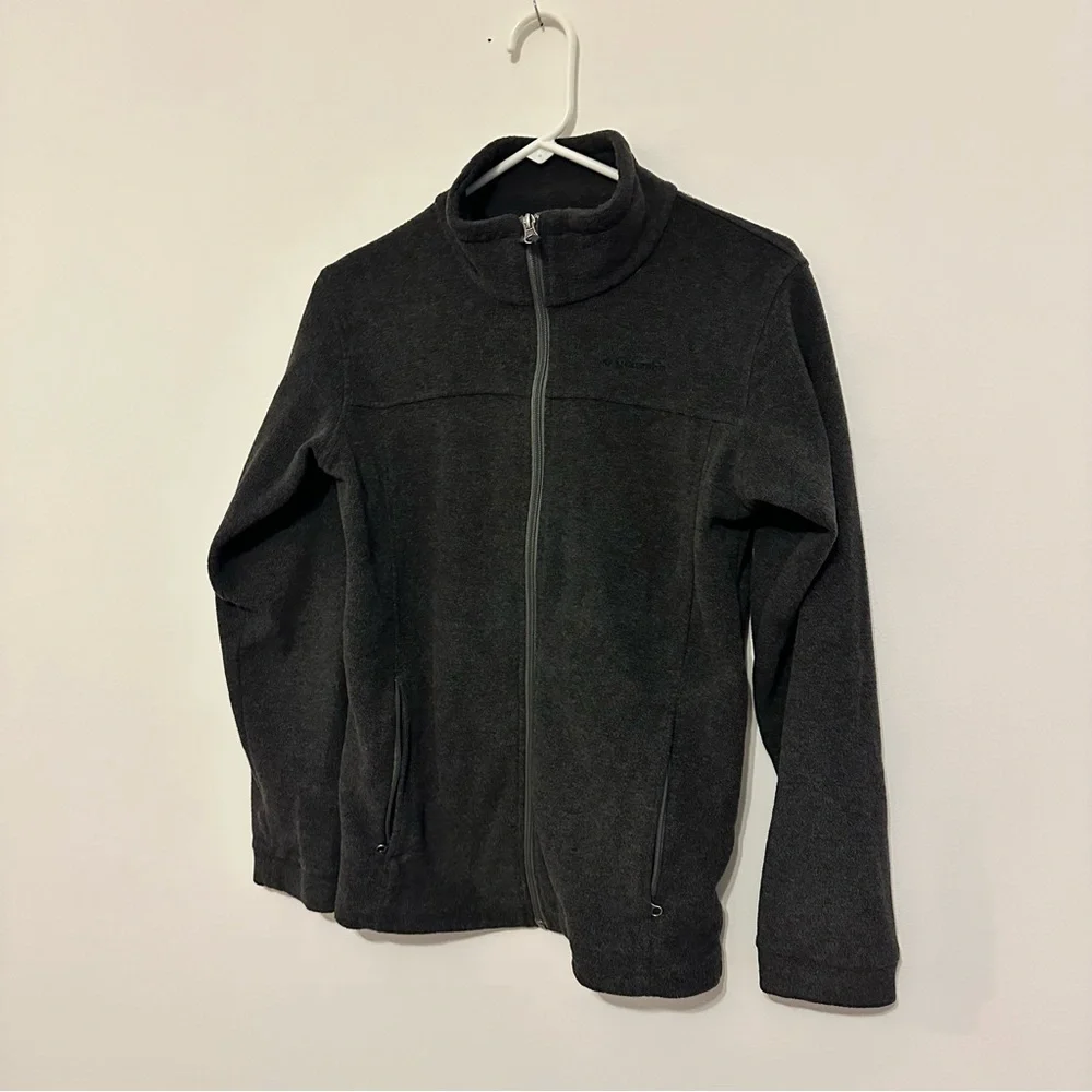 Columbia Fleece Jacket in Gray large 14/16